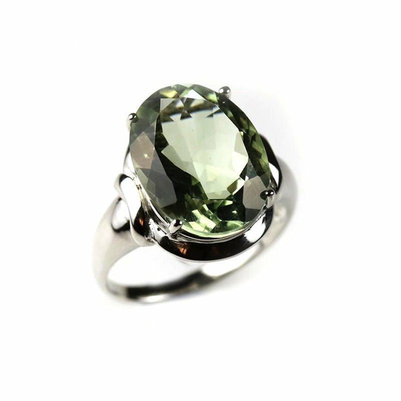 10ct Brazilian Green Amethyst Women's Ring - Ideal Place Market