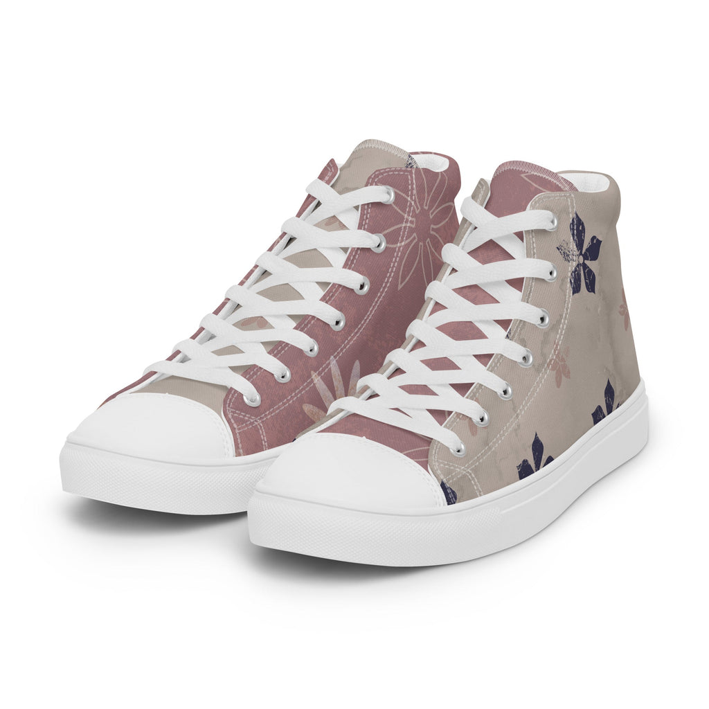 Bastille Men’s Lace-Up Canvas High-Top Sneakers - Ideal Place Market