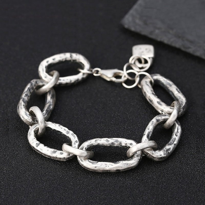 Big Link S925 Sterling Silver Bracelet 16g - Ideal Place Market