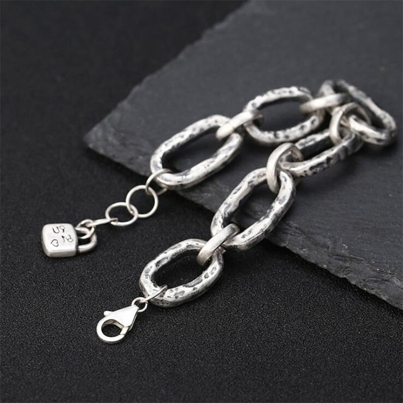 Big Link S925 Sterling Silver Bracelet 16g - Ideal Place Market