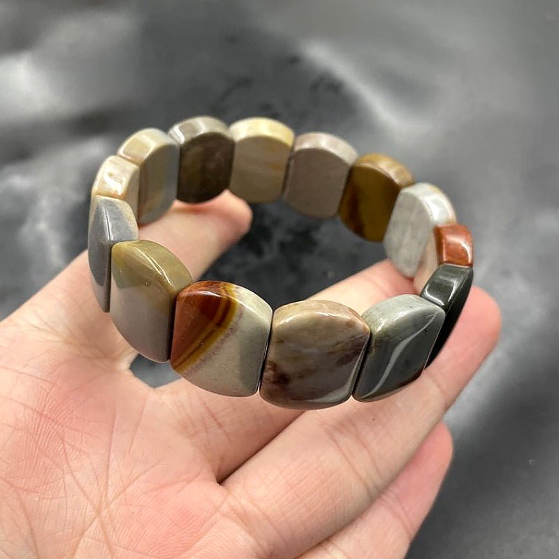 Brazilian Ocean Agate Unisex Bracelet - Ideal Place Market