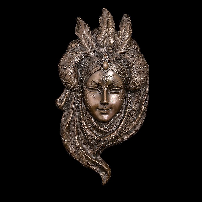 Bronze Feathered Gipsy Hanging Wall Sculpture - Ideal Place Market