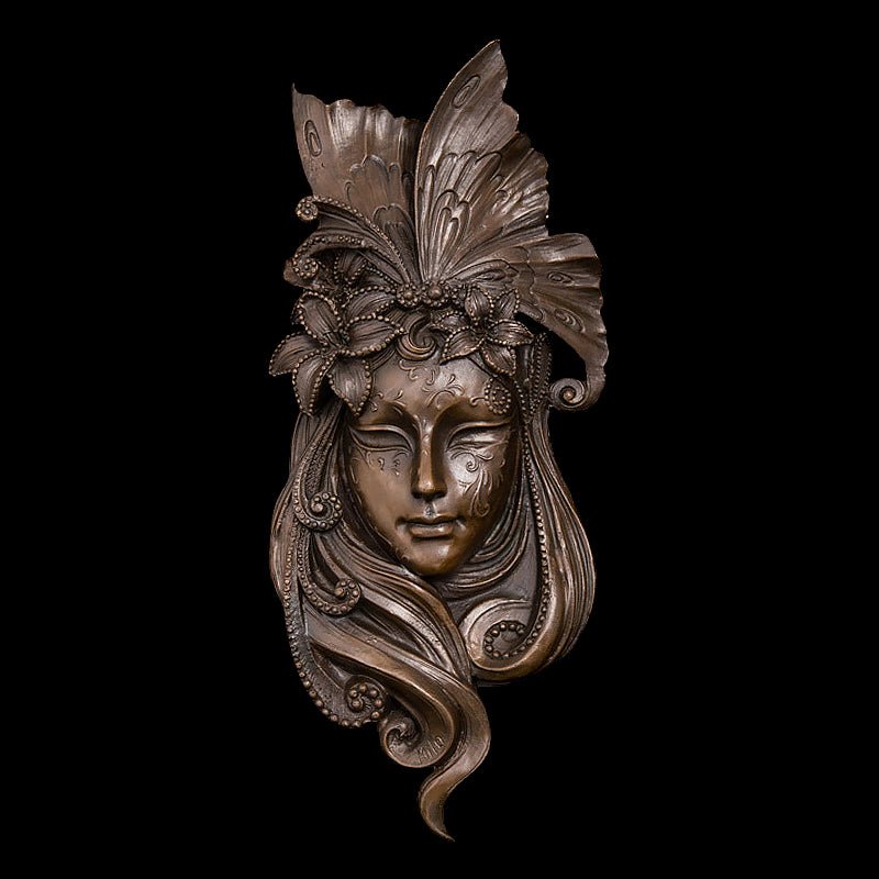 Butterfly Goddess Bronze Hanging Wall Sculpture - Ideal Place Market