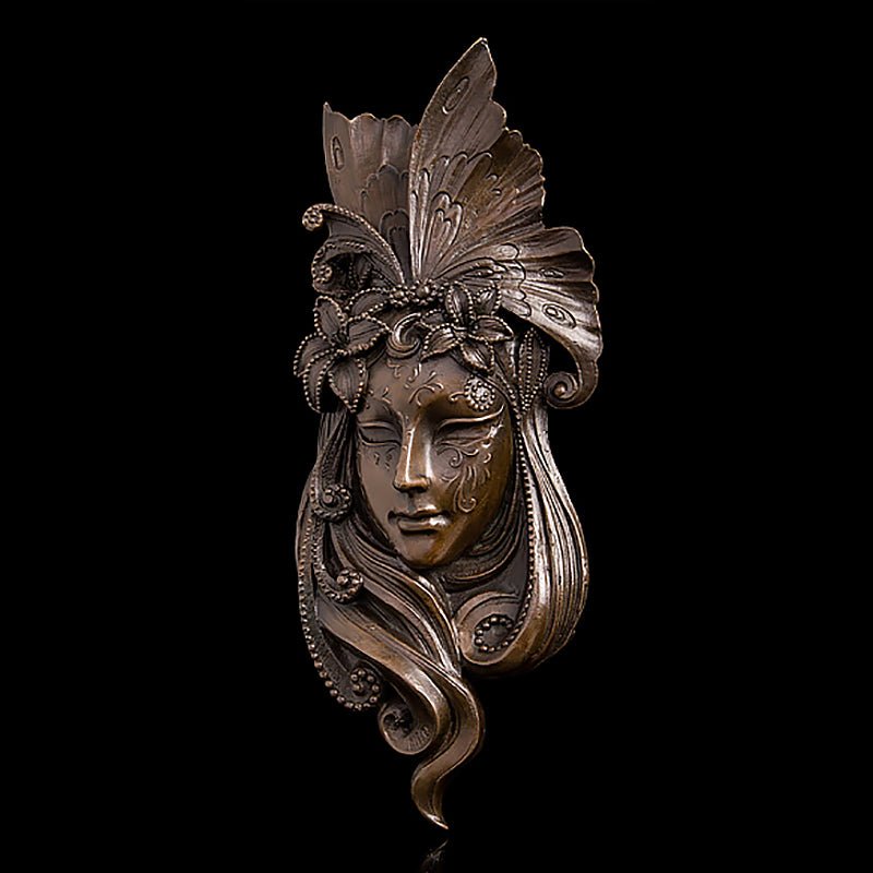 Butterfly Goddess Bronze Hanging Wall Sculpture - Ideal Place Market