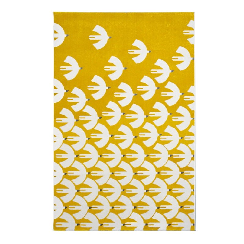 Densely Woven 'Birds Flight' Large Area Rugs - Ideal Place Market