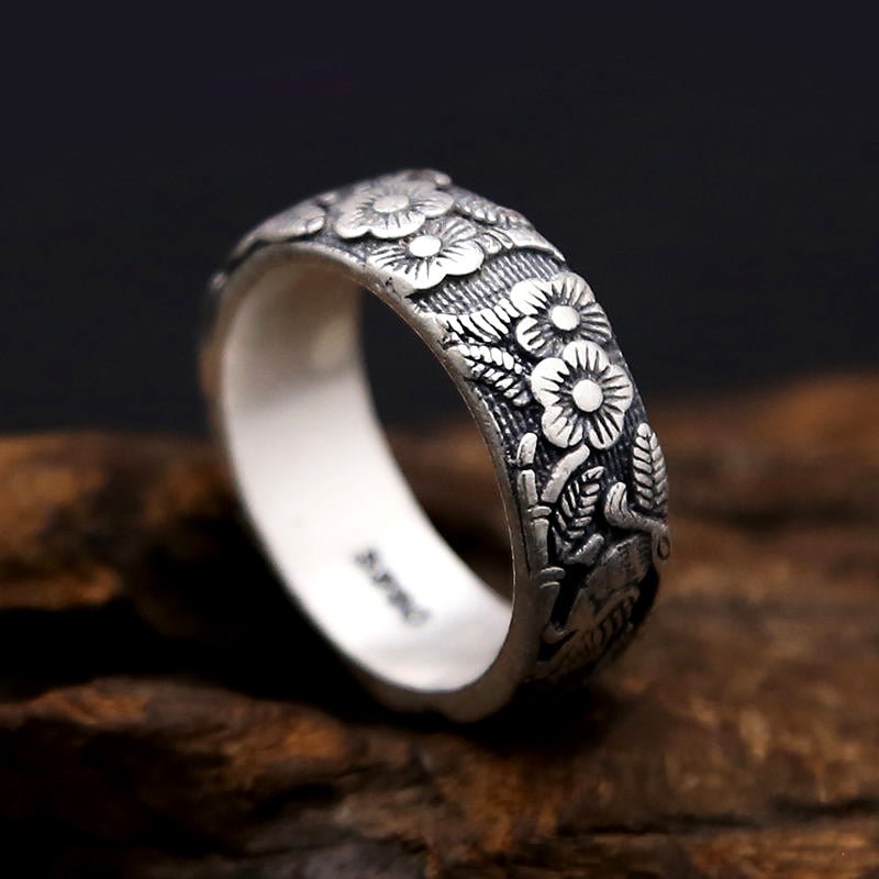 Flowering Garden S925 Silver Ring - Ideal Place Market