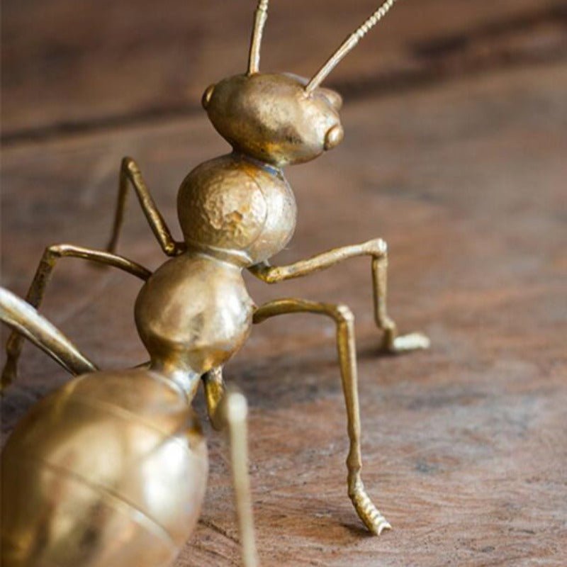 Giant Golden Insect Tabletop Sculptures - Ideal Place Market