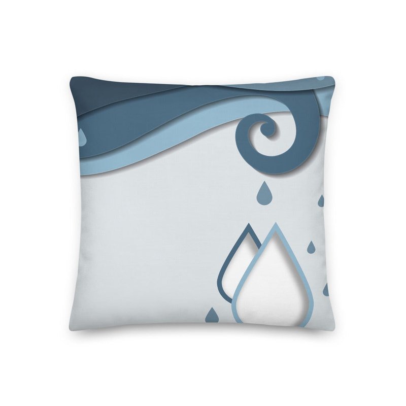 Glorious Rain Premium Stuffed Reversible Throw Pillows - Ideal Place Market