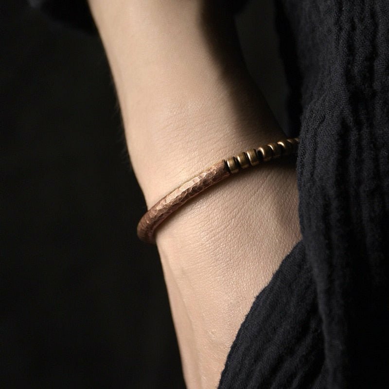 Hand Hammered Pure Copper Bracelet - Ideal Place Market