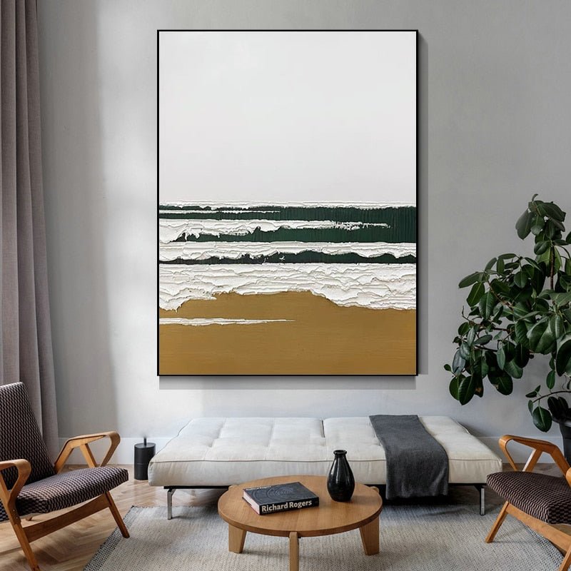 Hand-Painted Minimalist Landscape Paintings - Ideal Place Market