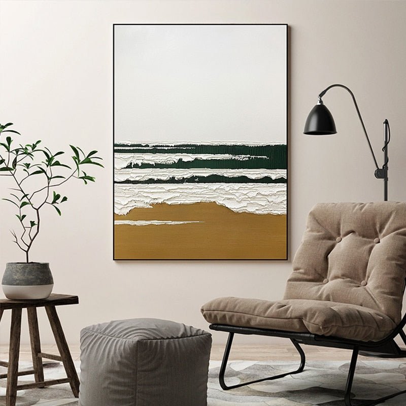 Hand-Painted Minimalist Landscape Paintings - Ideal Place Market