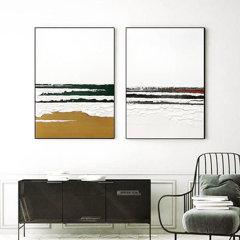 Hand-Painted Minimalist Landscape Paintings - Ideal Place Market