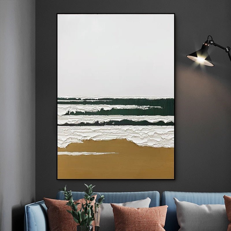 Hand-Painted Minimalist Landscape Paintings - Ideal Place Market