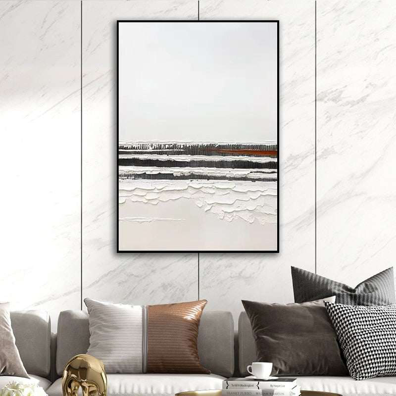 Hand-Painted Minimalist Landscape Paintings - Ideal Place Market