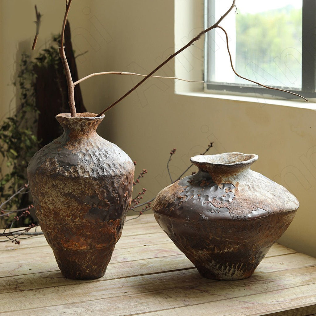 Handcrafted Old World Ceramic Vases - Ideal Place Market