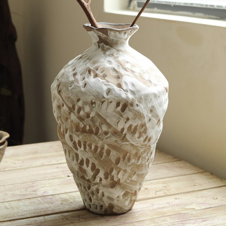 Handcrafted Old World Ceramic Vases - Ideal Place Market