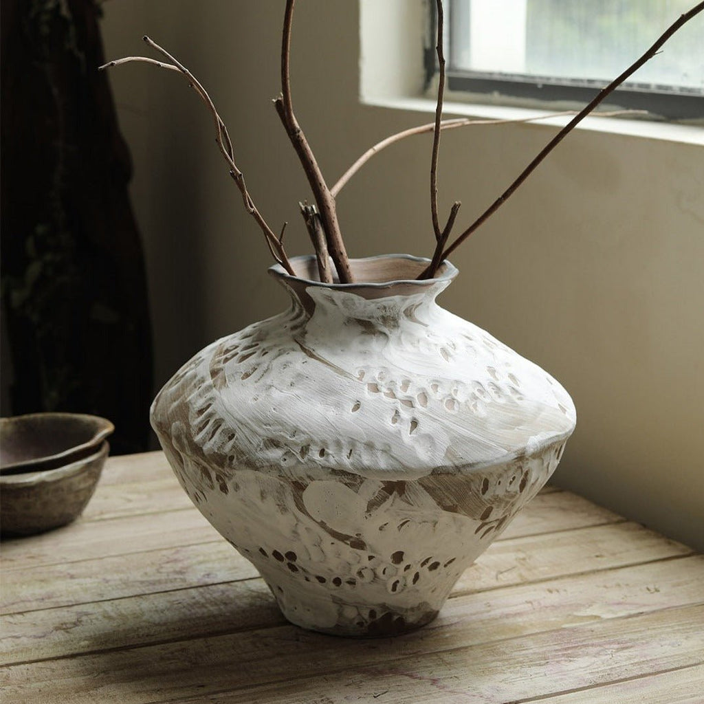 Handcrafted Old World Ceramic Vases - Ideal Place Market