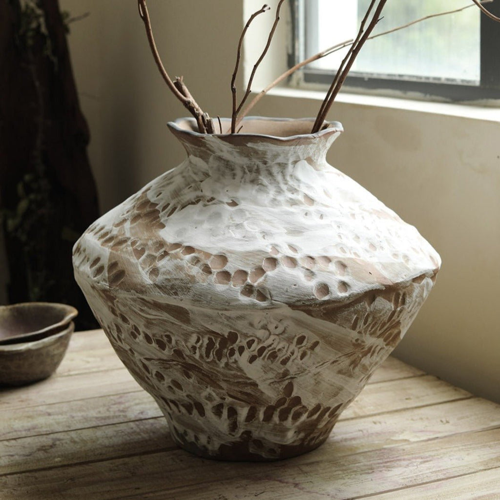 Handcrafted Old World Ceramic Vases - Ideal Place Market