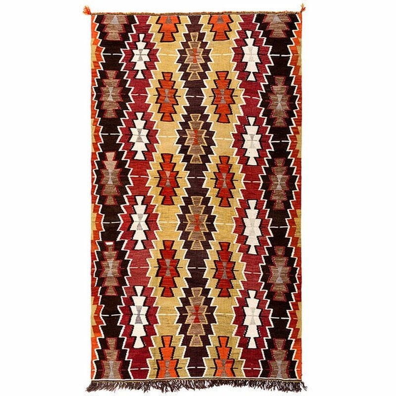 Handmade 100% Wool Boho Nomad Large Area Rug - Ideal Place Market