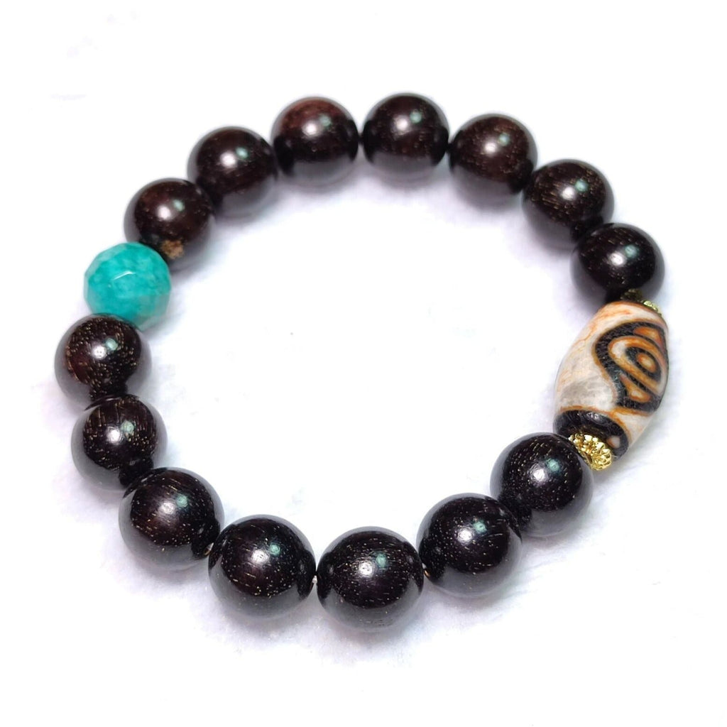 Handmade Phoenix Eye Dzi Beaded Bracelet - Ideal Place Market