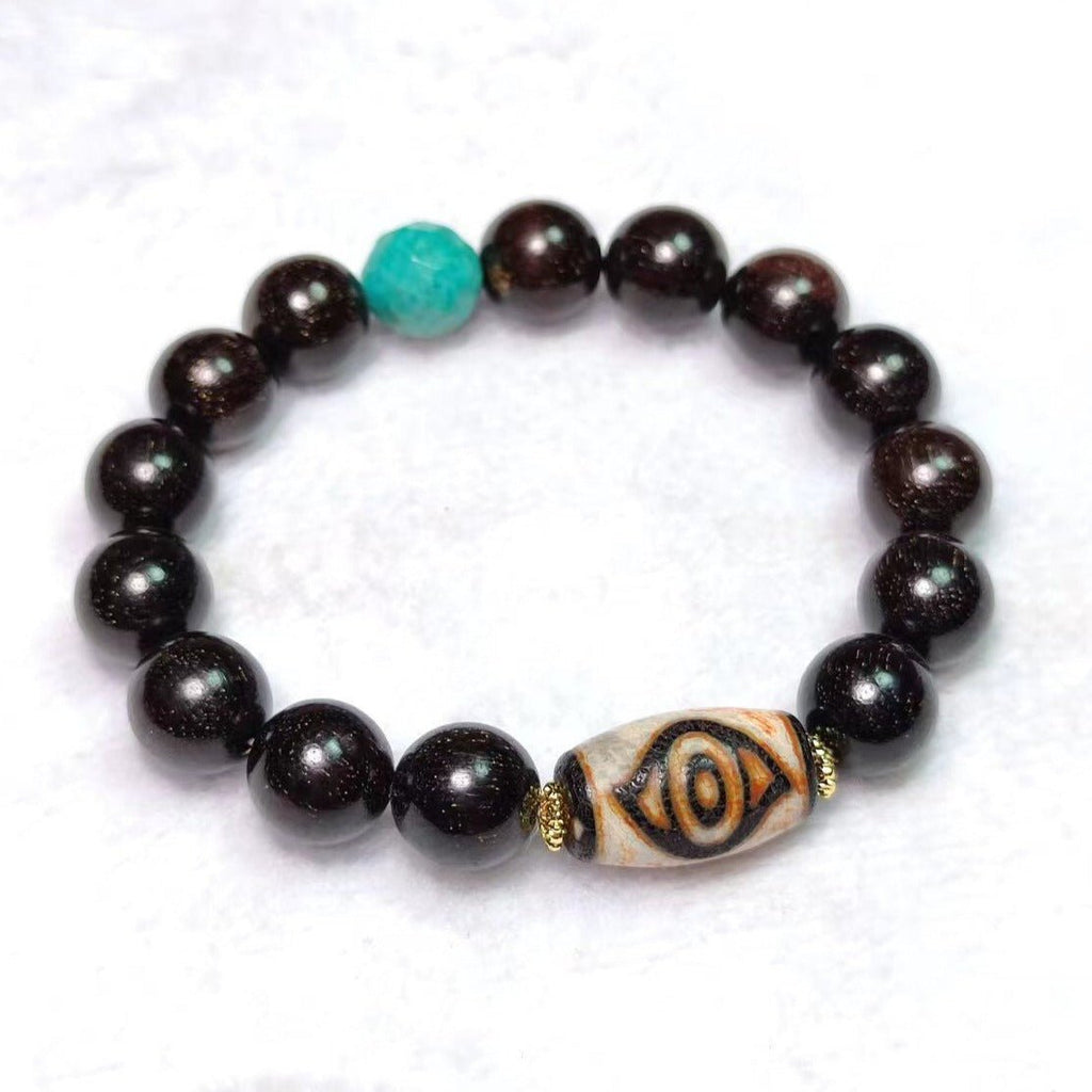 Handmade Phoenix Eye Dzi Beaded Bracelet - Ideal Place Market