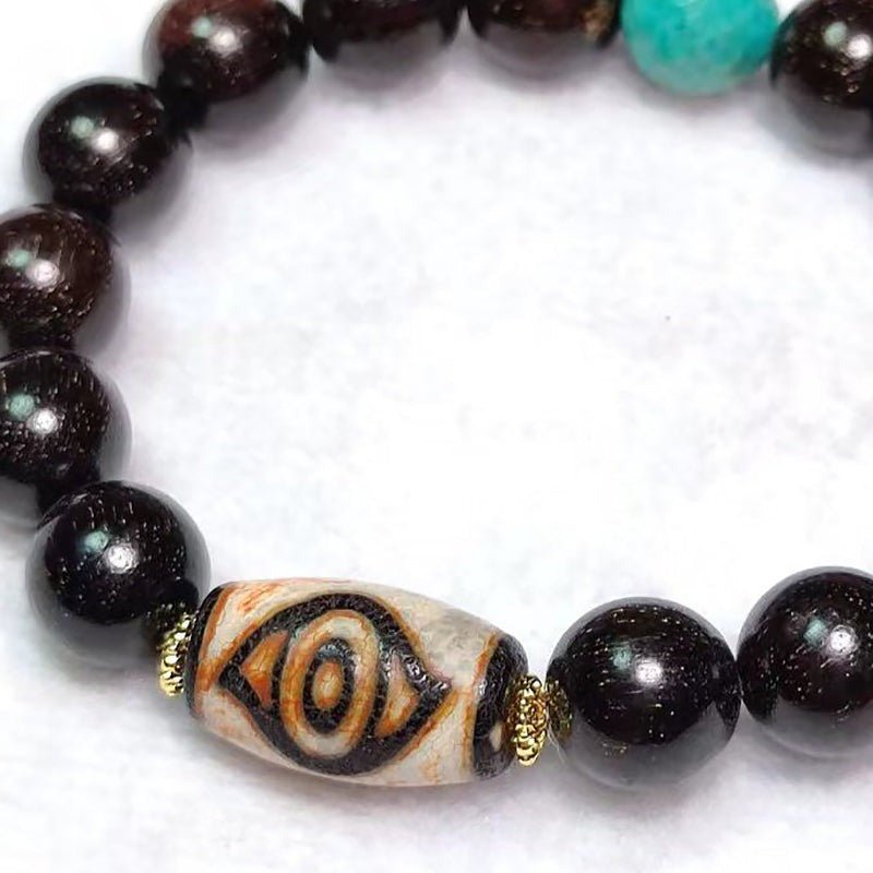 Handmade Phoenix Eye Dzi Beaded Bracelet - Ideal Place Market