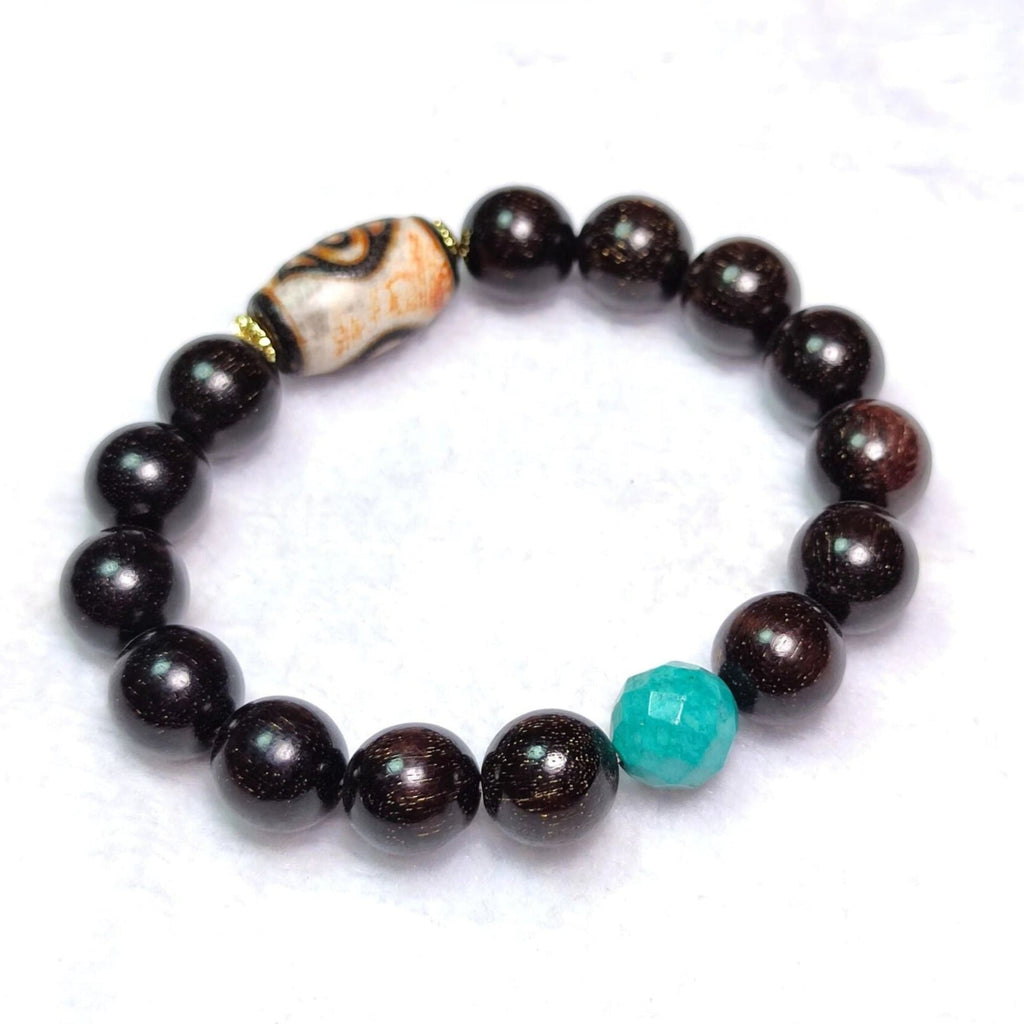 Handmade Phoenix Eye Dzi Beaded Bracelet - Ideal Place Market