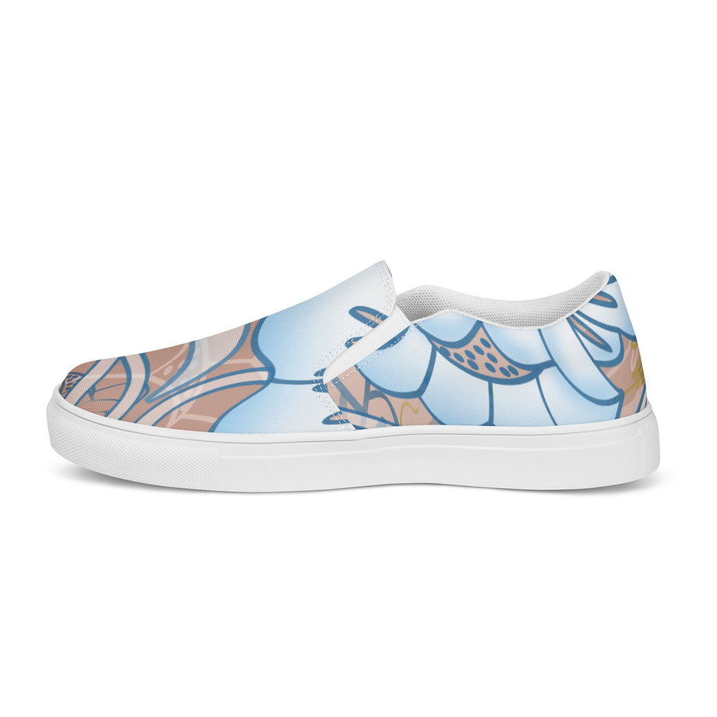 Hawaiian Garden Women’s Slip-on Canvas Sneakers - Ideal Place Market