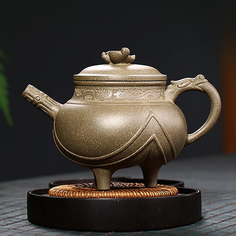 Intricately Asian Handmade Xi Shi Yixing Teapot 300ml - Ideal Place Market