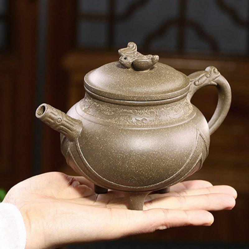 Intricately Asian Handmade Xi Shi Yixing Teapot 300ml - Ideal Place Market