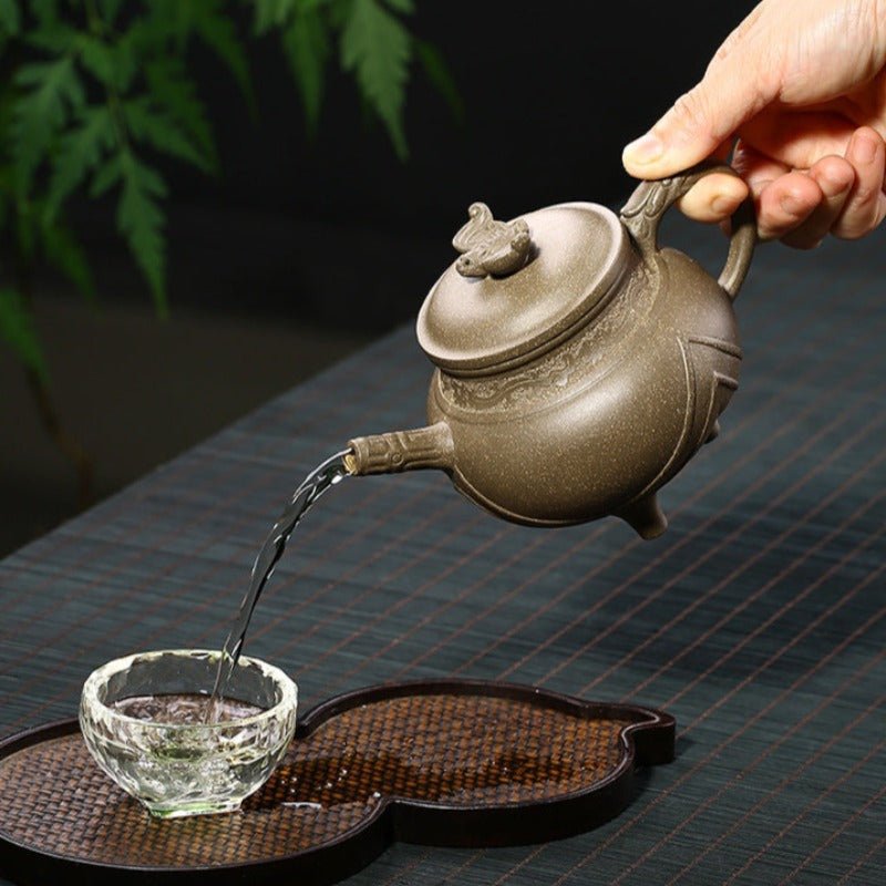 Intricately Asian Handmade Xi Shi Yixing Teapot 300ml - Ideal Place Market