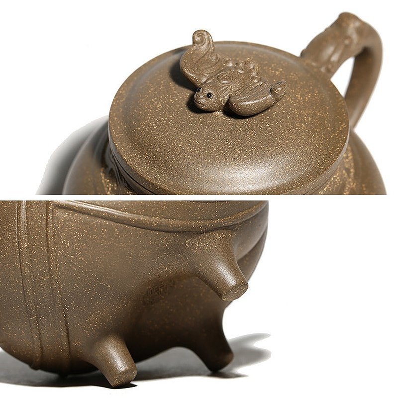 Intricately Asian Handmade Xi Shi Yixing Teapot 300ml - Ideal Place Market