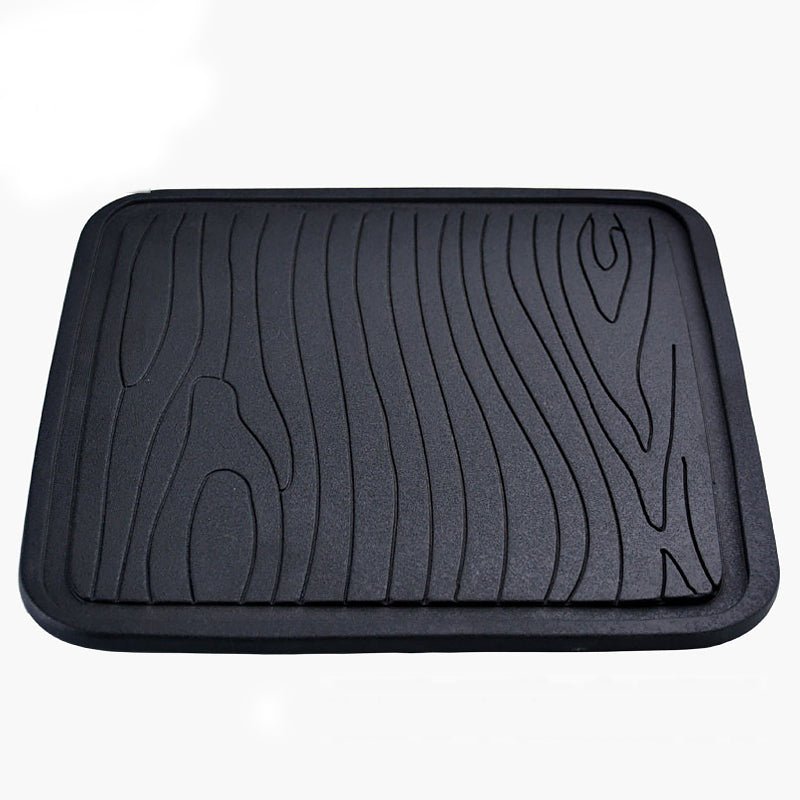 Jet Black Ceramic Japanese Tea Tray - 2 Patterns - Ideal Place Market