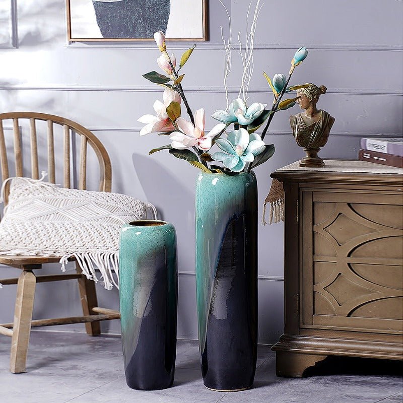 Large Contemporary Ceramic Floor Vases - Ideal Place Market