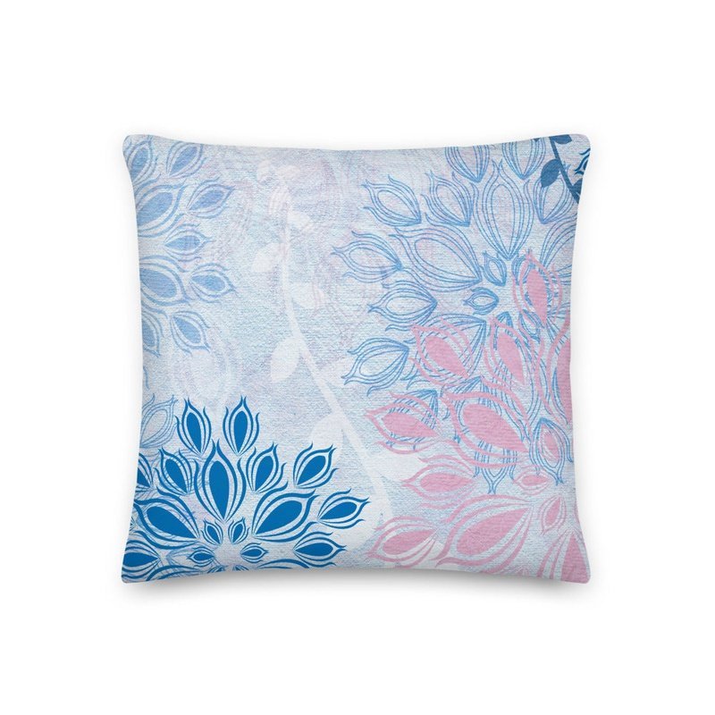 Le Printemps Premium Stuffed Reversible Throw Pillows - Ideal Place Market