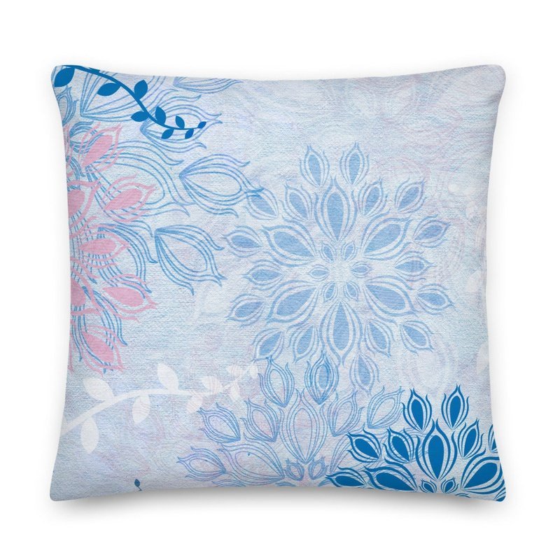 Le Printemps Premium Stuffed Reversible Throw Pillows - Ideal Place Market