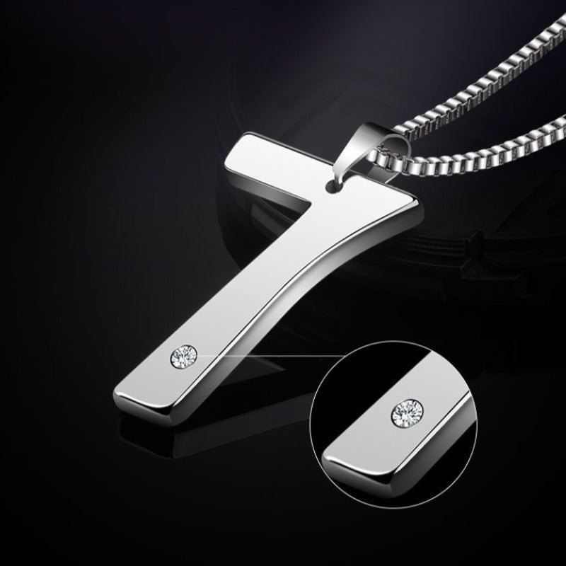 Lucky Number 7 Tungsten Pendant & Necklace - Ideal Place Market