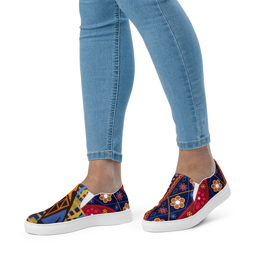 Marrakesh Women’s Slip-On Canvas Sneakers - Ideal Place Market