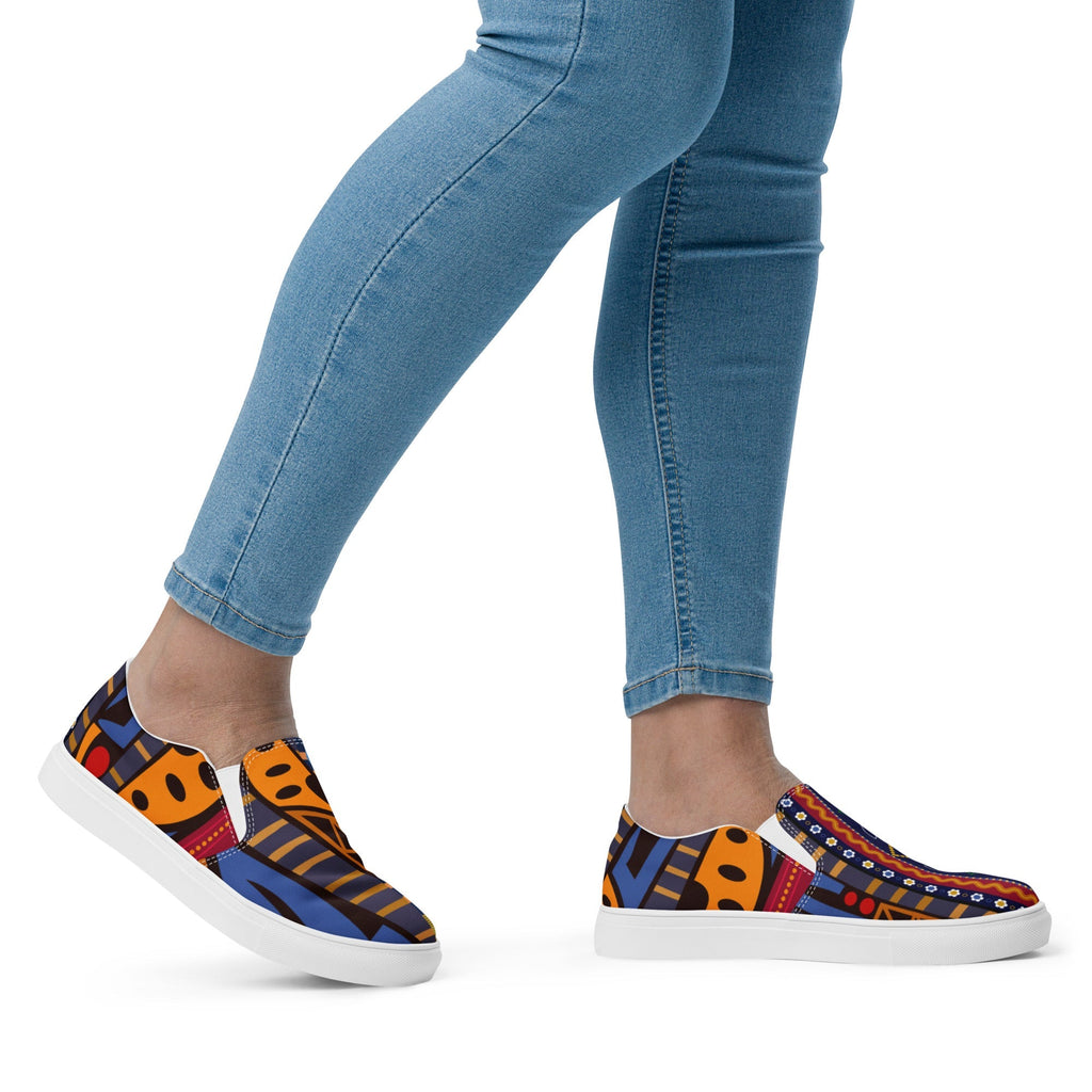 Marrakesh Women’s Slip-On Canvas Sneakers - Ideal Place Market