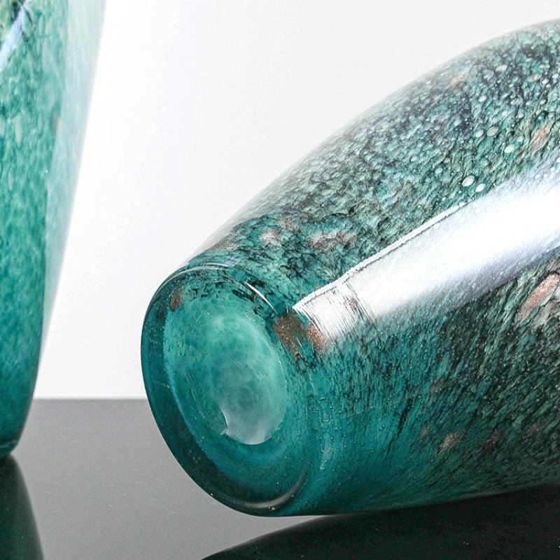 Modern Hand Blown Glass Tabletop Vases - Ideal Place Market