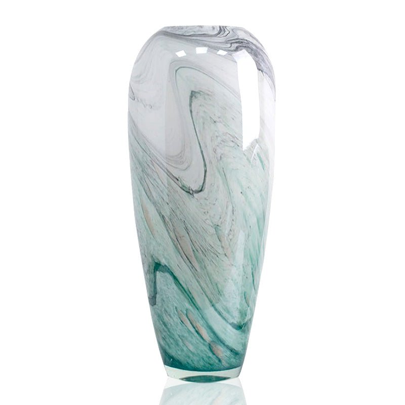 Modern Hand Blown Glass Tabletop Vases - Ideal Place Market