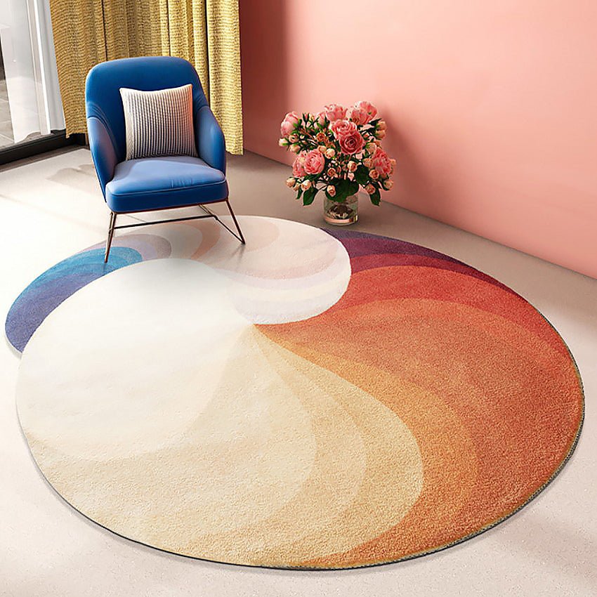 Modern Irregular Shaped Fibonacci Area Rug - Ideal Place Market