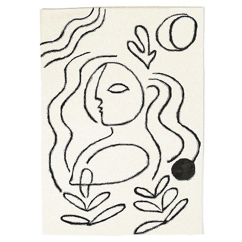 Modern Picasso Inspired Area Rug - Ideal Place Market