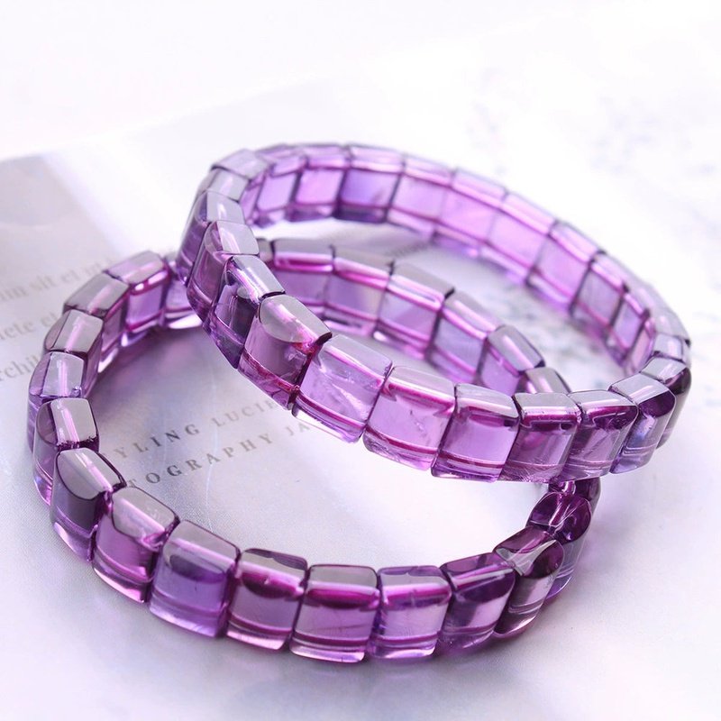 Natural Purple Amethyst Chunk Bracelet - Ideal Place Market