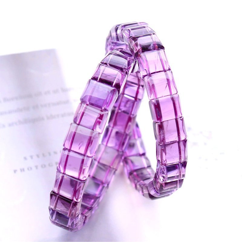 Natural Purple Amethyst Chunk Bracelet - Ideal Place Market