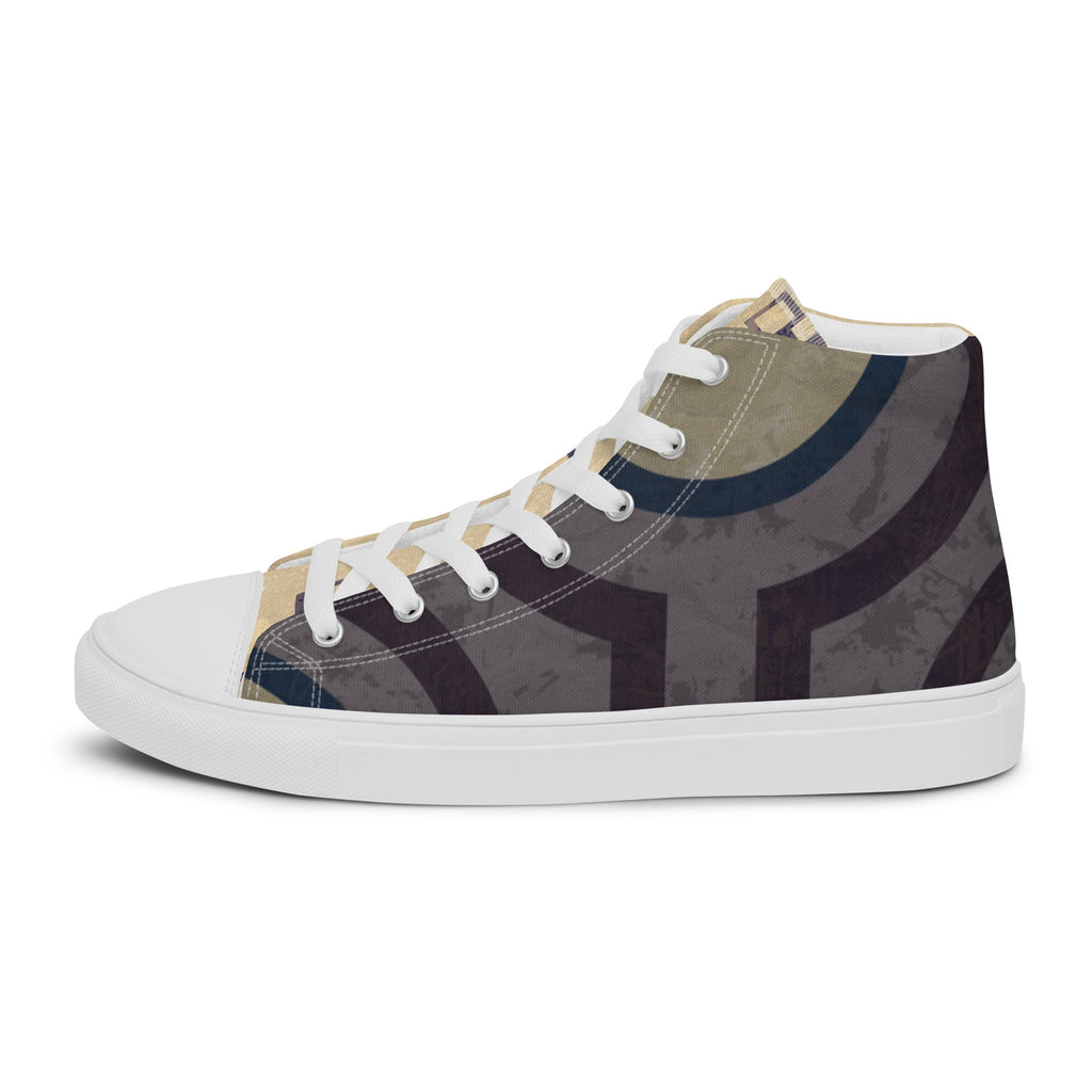 Oracle Men’s Lace-Up Canvas High-Top Sneakers - Ideal Place Market