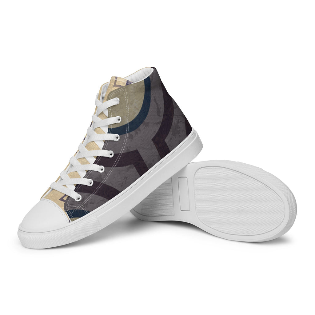 Oracle Men’s Lace-Up Canvas High-Top Sneakers - Ideal Place Market