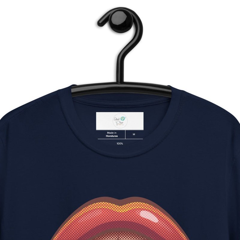 Pop-Art Pucker Short-Sleeve Unisex T-Shirt - Ideal Place Market