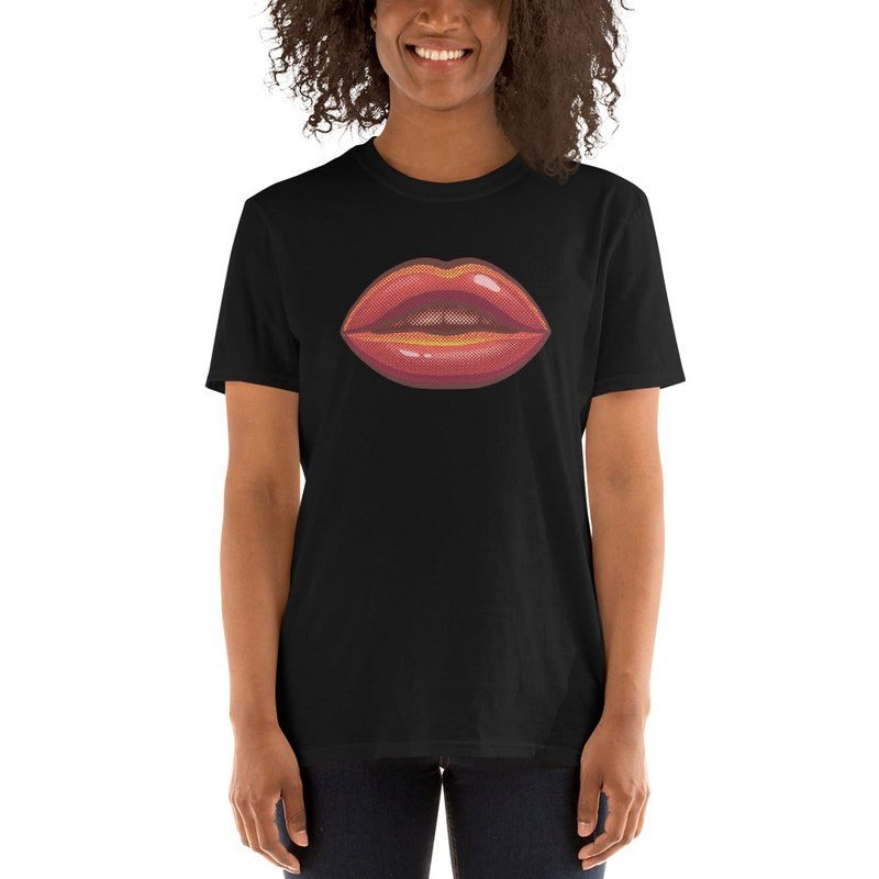 Pop-Art Pucker Short-Sleeve Unisex T-Shirt - Ideal Place Market