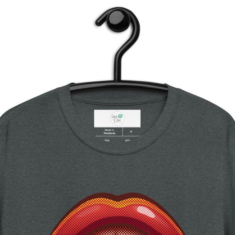 Pop-Art Pucker Short-Sleeve Unisex T-Shirt - Ideal Place Market